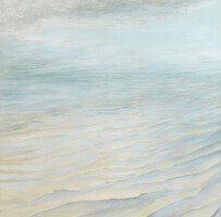 Verdronken zand <br>olieverf op doek<br>100 x 100<br>2005