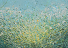 Plekje 6<br>olieverf op doek<br>105 x 75<br>2025