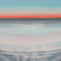 Zonsondergang 2<br>olieverf op doek<br>100 x 100<br>2024