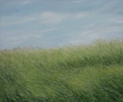 Dijk 1<br>olieverf op doek<br>85 x 100<br>2004