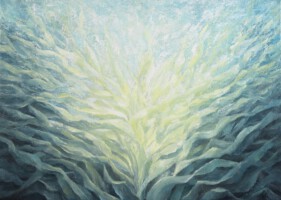 Fonteinkruid<br>olieverf op doek<br>75 x 105<br>2009<br>