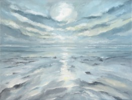 luchtspiegeling 5<br>olieverf op doek<br>80 x 105<br>2009