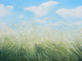 Margrieten<br>olieverf op doek<br>85 x 125<br>2009