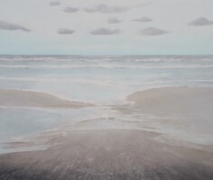 Noordzeestrand 4<br>olieverf op doek<br>85 x 100<br>2016