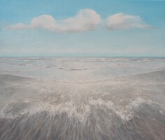 Noordzeestrand 5<br>olieverf op doek<br>85 x 100<br>2016