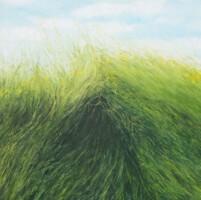 Zomerdijk<br>olieverf op doek<br>115x 115<br>2005