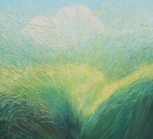 Grassen 1<br>olieverf op doek<br>90 x 100<br>2019